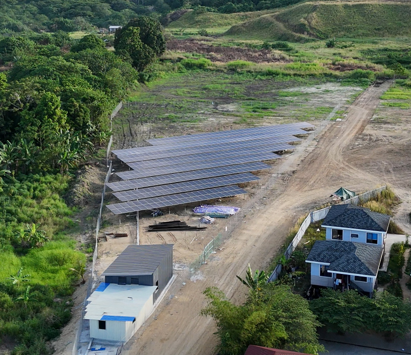 所罗门群岛玛玛拉开发区离岸微电网 项目现场